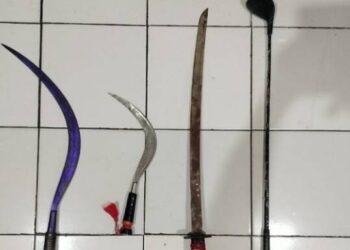 Polisi Amankan 16 Remaja Bersajam Yang Hendak Tawuran