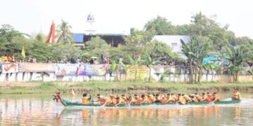 Lomba Perahu Naga kembali Digelar di Sungai Cisadane Sepanjang 400 Meter