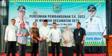 Wali Kota Tangsel Resmikan Lima Proyek Infrastruktur Vital di Kecamatan Setu