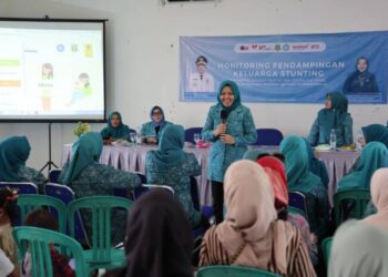 Tine Al Muktabar Lakukan Monitoring Pendampingan Keluarga Stunting Kabupaten Labak