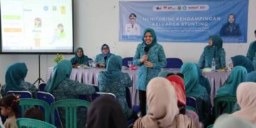 Tine Al Muktabar Lakukan Monitoring Pendampingan Keluarga Stunting Kabupaten Labak