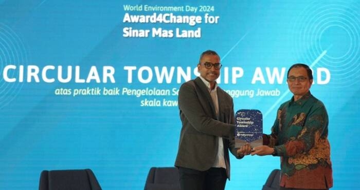 Sinar Mas Land Raih “Circular Township Award” atas Komitmen Pengelolaan Sampah Berkelanjutan