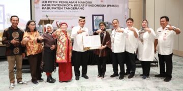 Uji Petik PMK3I Pacu Pertumbuhan Ekonomi Kreatif Kabupaten Tangerang, Kriya Bambu Jadi Unggulan