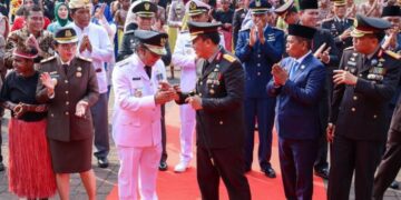 Pj Gubernur Banten Al Muktabar Ikuti Upacara Peringatan Hari Bhayangkara ke-78