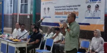 Turnamen Bulutangkis Semarakkan HUT Kelurahan Bakti Jaya Tangsel ke-26