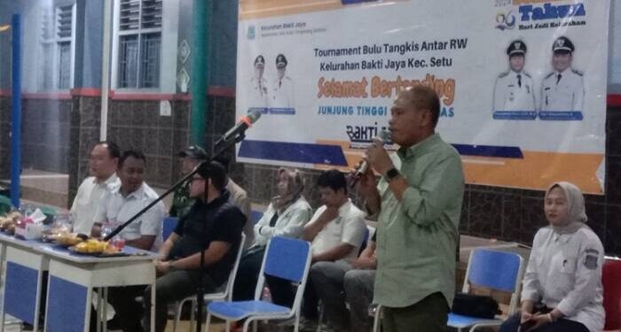 Turnamen Bulutangkis Semarakkan HUT Kelurahan Bakti Jaya Tangsel ke-26