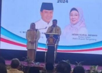Gerindra Resmi Usung Maesyal Rasyid dan Intan Nurul Hikmah sebagai Bacalon Bupati dan Wakil Bupati Tangerang