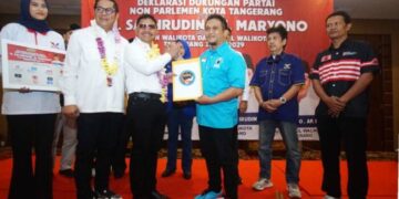 8 Partai Non Parlemen Deklarasikan Dukungannya Untuk Sachrudin – Maryono Jadi Wali Kota/Wakil Wali Kota Tangerang 2024-2029