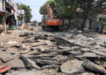 Pemkot Tangsel Tingkatkan Infrastruktur Jalan di Pasar Ciputat untuk Kurangi Kemacetan
