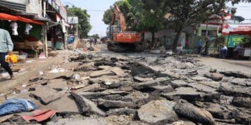 Pemkot Tangsel Tingkatkan Infrastruktur Jalan di Pasar Ciputat untuk Kurangi Kemacetan