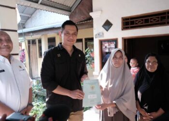 Menteri AHY Yakinkan Semua Masyarakat Miliki Kepastian Hukum Hak Atas Tanah