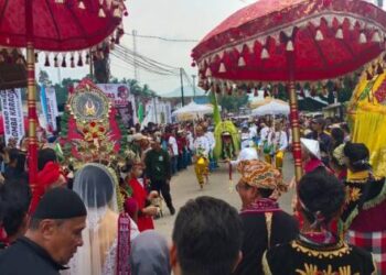 Tari Kolosal Seribu Penari di Festival Sagara Nagara Budaya Spektakuler