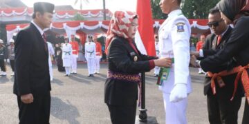 Kukuhkan Paskibraka Tahun 2024, Bupati Serang Ingatkan Jaga Attitude