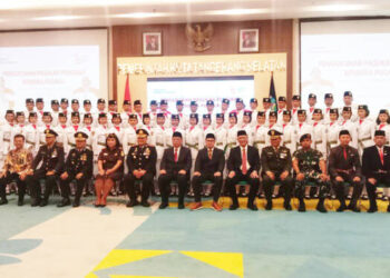 Pengukuhan 50 Anggota Paskibraka Tangsel 2024