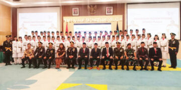 Pengukuhan 50 Anggota Paskibraka Tangsel 2024