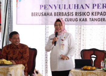 Penguatan Usaha Kecil, Plh Sekda Provinsi Banten Virgojanti Sosialisasikan Pelayanan Perijinan Usaha