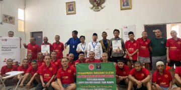 Posbakumadin dan Lazuardo Logistic Gelar Penyuluhan dan Bantuan Hukum