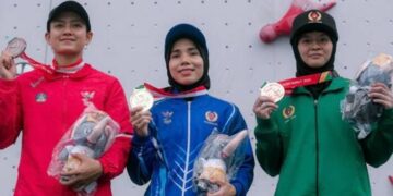 Atlet Panjat Tebing Asal Kota Tangerang Raih Medali Emas dan Prestasi Terbaik di PON XXI Aceh