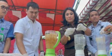 Kejaksaan Negeri Tangerang Selatan Musnahkan Barang Bukti dari 73 Kasus