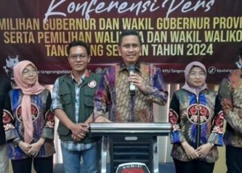 KPU Tangsel Umumkan Dua Pasangan Calon di Pilkada 2024