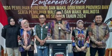 KPU Tangsel Umumkan Dua Pasangan Calon di Pilkada 2024