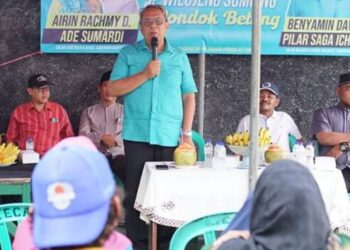 Benyamin Davnie Tampilkan Capaian Pembangunan dalam Kampanye di Pondok Aren