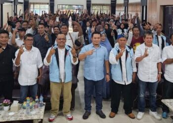 Buruh Sahabat Andra Soni-Dimyati Deklarasikan Dukungan di Kota Serang