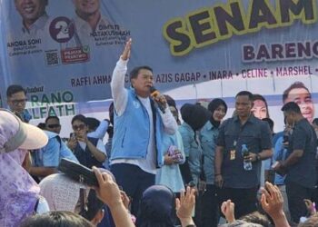 Ribuan Warga Kabupaten Tangerang Senam Gemoy Bersama Maesyal-Intan dan Artis Ibu Kota di Jayanti