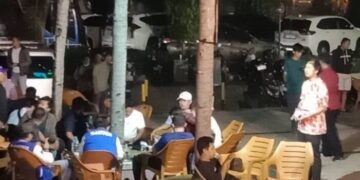 Kemeriahan Nobar Timnas Indonesia: KNPI Tangsel Gelar Dialog Pemuda dan Kongkow Santai di Taman Jajan BSD