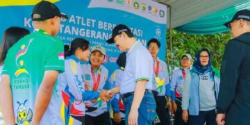 Kirab Meriah, Atlet Tangsel Siap Berlaga di Porkot Tangsel 2024