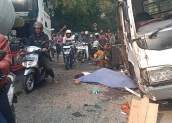 BREAKING NEWS: Tabrakan di Jembatan Keranggan-Cisauk, Satu Orang Tewas