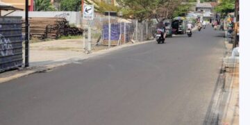 Progres Pembangunan Infrastruktur Jalan di Pisangan Ciputat Timur Capai 90%