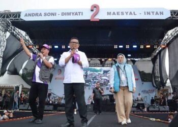 Kampanye Akbar Maesyal-Intan dan Andra Soni-Dimyati di Tangerang Dimeriahkan Konser Musik dan Artis Terkenal