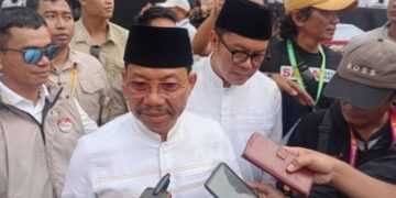 Hujan Deras Tidak Menyurutkan Ribuan Masyarakat Kota Tangerang Ikuti Kampanye Akbar Sachrudin-Maryono