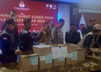 KPU Kota Tangerang Musnahkan 7.197 Lembar Surat Suara Pilkada