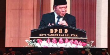 Pj Gubernur Banten Hadiri HUT Tangerang Selatan