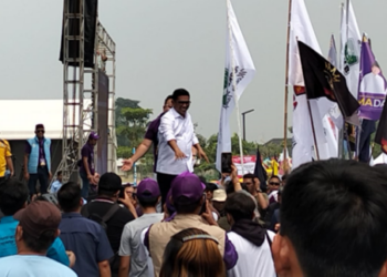 Andra Soni Dukung Maesyal Rasyid-Intan Nurul Hikmah di Kampanye Akbar di Citra Raya