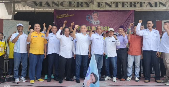 Relawan Gibran Centre Deklarasikan Dukungan untuk Maesyal Rasyid-Intan