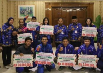 Pemkot Tangerang Berikan Bonus Total Rp480 Juta Kepada Atlet Berprestasi di PON dan Peparnas 2024