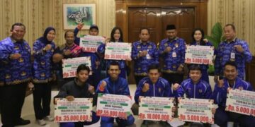 Pemkot Tangerang Berikan Bonus Total Rp480 Juta Kepada Atlet Berprestasi di PON dan Peparnas 2024