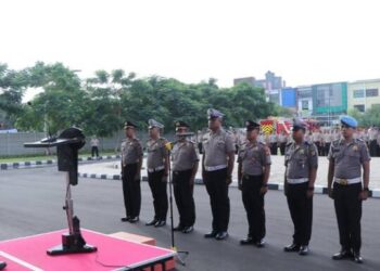156 Anggota Polres Metro Tangerang Kota Naik Pangkat