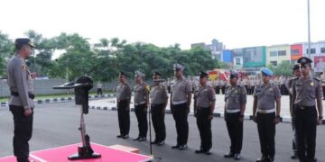 156 Anggota Polres Metro Tangerang Kota Naik Pangkat