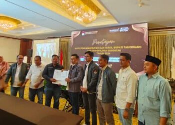 Pasangan Calon Bupati dan Wakil Bupati Maesyal-Intan Raih Kemenangan Sempurna dalam Pilkada Tangerang 2024