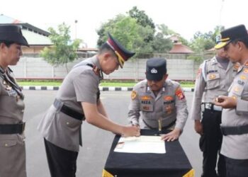 Sertijab, AKBP Eko Bagus Riyadi Ganti Kombes Yolanda Evelyn Sebayang Sebagai Wakapolres Metro Tangerang Kota
