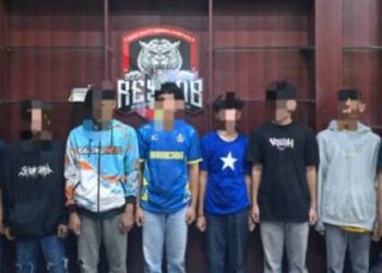 Polda Banten Amankan Sepuluh Pemuda Terkait Balap Liar di Serang