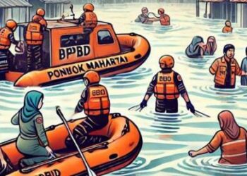 Banjir di Perumahan Pondok Maharta Tangsel Mulai Surut