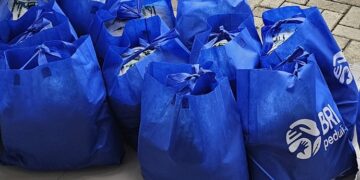 BRI Jakarta 3 Salurkan Bantuan Paket Sembako untuk PWI Tangsel