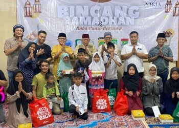 Pokja Wartawan Harian Tangerang Raya (WHTR) Jalin Keakraban dengan Santuni Anak Yatim