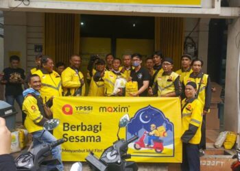 Jelang Perayaan Idul Fitri, Maxim Berikan Bantuan Sembako Kepada Mitra Pengemudi