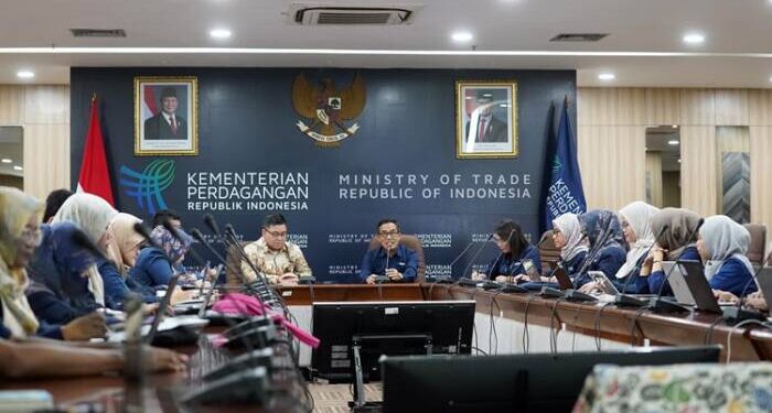 Kementerian Perdagangan menyelenggarakan Pelatihan Pengelolaan Media Sosial di Lingkungan Kementerian Perdagangan Bersama META di Jakarta, Rabu (19 Mar). (Foto: Dok. Kemendag)